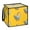 Chick Sticker, variant on Home Organizer Foldable Fabric Storage Bin With Handle Deer in Vector Illustration