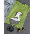 thumbnail image 3 of Sketch Of A Skunk T-Shirt Women -Image by Shutterstock, Female 4X-Large, 3 of 4