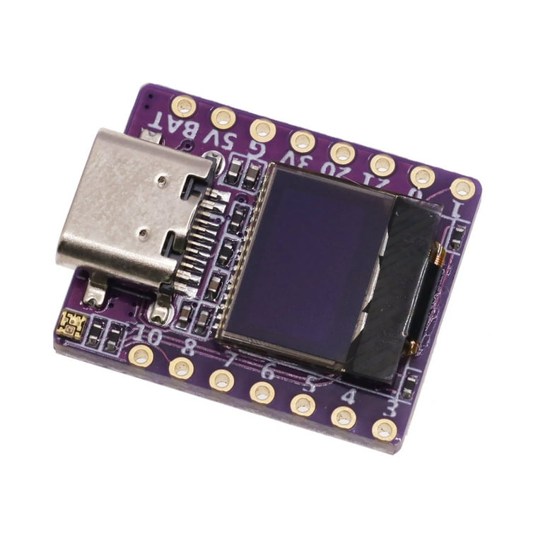 ESP32-C3-0.42LCD is a tiny WiFi & BLE IoT board with 0.42-inch