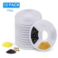 thumbnail image 1 of Cat Water Fountain Filters Replacement Filters for Flower Fountain Cat Water Fountain Water Dispenser 12PCS, 1 of 8