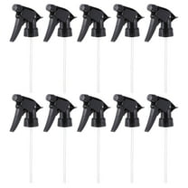 WRITWAA Black Plastic Spray Bottle Nozzle, Adjustable, Strong Applicability, 10Pcs