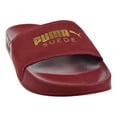 thumbnail image 2 of Puma Leadcat Suede Men's Sandals Red Dahlia/Puma Team Gold 365758-04, 2 of 6
