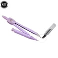 thumbnail image 2 of School Compass Cute Girl Stationery Student Drawing Compasso Brujula Geometry Set Circulos De Madera Math Set Drafting Tools random color, 2 of 5