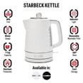 thumbnail image 3 of Open Box Haden Starbeck Electric Kettle w/Auto Shut Off & Light Indicator,White, 3 of 9