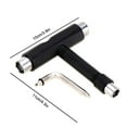 thumbnail image 2 of 5-In-1 Skate Tool Skateboard Hardware Portable T-Key for Skateboards Longboards, 2 of 7