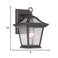 thumbnail image 3 of Aiken 1-Light Black Coral Wall Light, 3 of 6