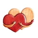 thumbnail image 1 of Adorno decorativo de corazón de madera Colgante artesanal con forma de corazón Regalo para el día de la madre o San Valentín, 1 of 8