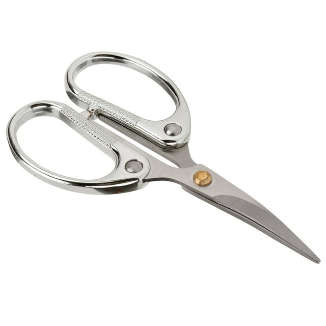 Craft Scissors, Classic Design Vintage Style Ergonomic Handle Embroidery Scissors For DIY For Crafts For Sewing Silver