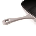 thumbnail image 5 of BergHOFF Neo 3pc Cast Iron Cookware Set, Grill Pan & Round Dutch Oven, Oyster, 5 of 6