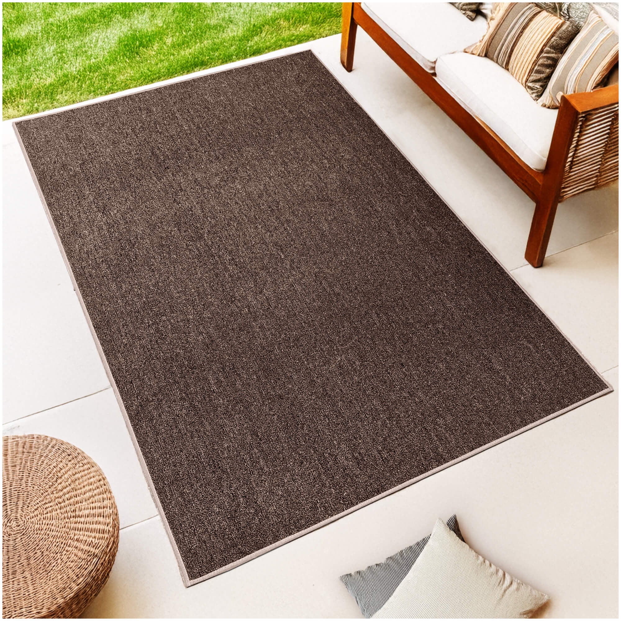Koeckritz Rugs Hickory 7'x20' Standard Area Rug for Indoor or Outdoor  Living Spaces, image size:2000x2000