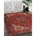 thumbnail image 2 of Ahgly Company Indoor Square Traditional Rust Pink Persian Area Rugs, 4' Square, 2 of 6