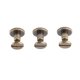 thumbnail image 1 of 20pcs Flat Head Copper Brass Screws Nuts Nails Rivets Leather Cap Accessory (6.5mm), 1 of 4