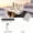 White, variant on CYNOVA Hard Carrying Case for DJI Osmo Pocket 4P, Sealed ABS Shell, Silicone Lining, Strap