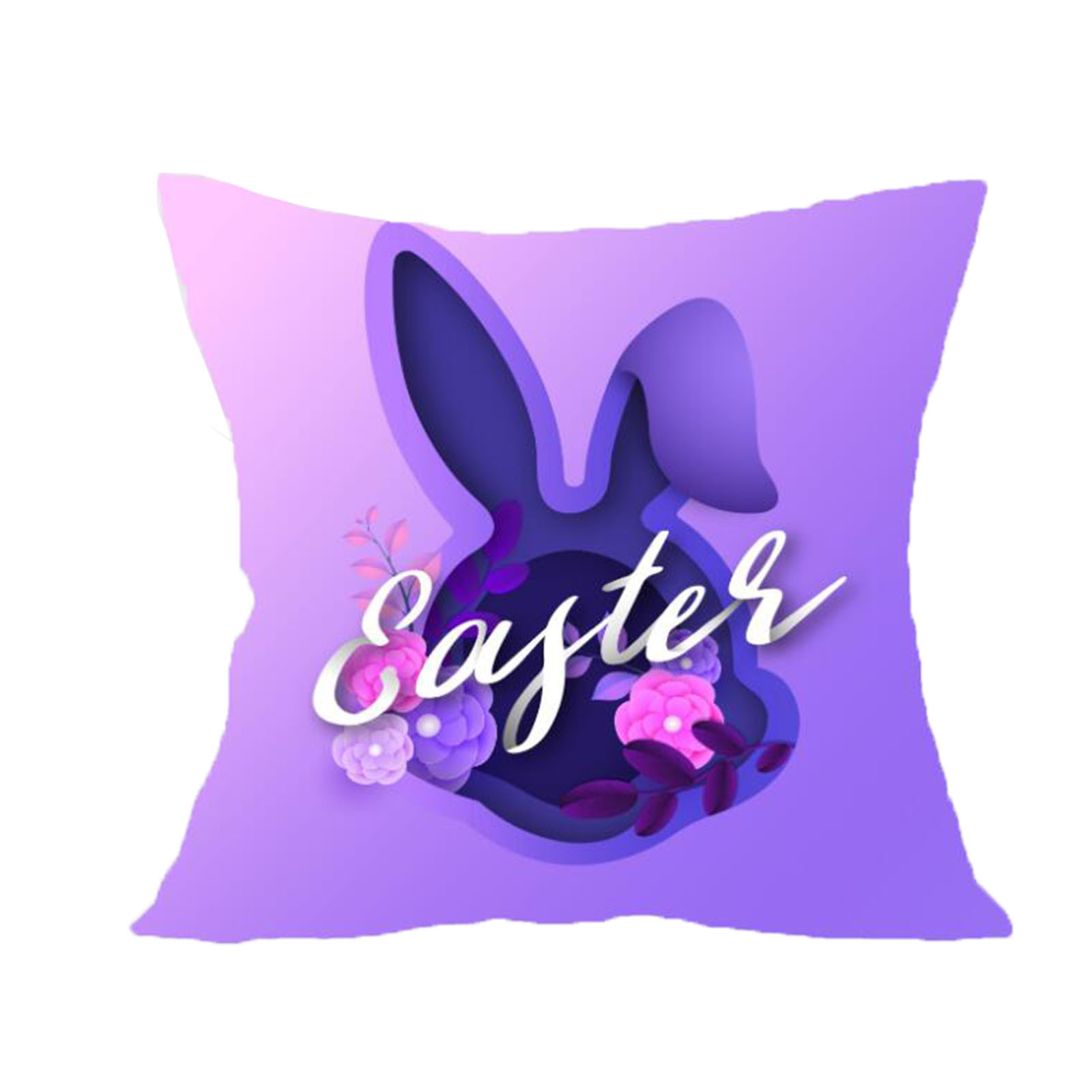 Wovilon Pillows Throw Pillows Pillow Covers Easter Pillowcase