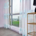 thumbnail image 4 of Cortinas de gasa transparente súper suave antimosquitos de estilo Simple, cortinas para ventana, sala de estar, azul, 4 of 8