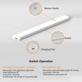 thumbnail image 3 of Magnetic LED Bedside Night Light Rechargeable Model Bedroom Body Sensor Light Cabinet Lamp, 3 of 4