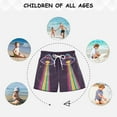 thumbnail image 6 of FORMRS Boys Swim Trunks Quick Dry Mesh Liner Boardshorts Sizes XS-XL, Colorful UFO, 6 of 7