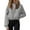 506_Grey, variant on Women's Hoodies & Sweatshirts Cropped For Women Lightweight Long Sleeve Hooded Sweatshirt With Pocket 2025 Fall Trendy Outfits, Women's Hoodies & Sweatshirts M