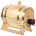 thumbnail image 1 of 1 juego de barril de madera para cerveza, vino, añejamiento, almacenamiento de cerveza para fiestas, 0,8 L, 1 of 7