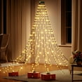 thumbnail image 1 of Christmas Tree Lights - 400 LED Christmas Lights6.6FT x 16 String Lights Christmas Lights with 8 Modes and Memory Function with Timer Function Suitable for Christmas Decorations-Multi-Color, 1 of 7