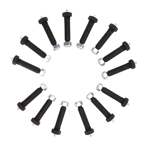 Boulon d'Anse de Ressort, 14pcs Boulon de Ressort Graissage Boulon de Ressort de Remorque Boulon de Ressort avec l'Écrou de Blocage de Qualité Professionnelle