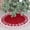 wine 81A, variant on Black_Friday Cybers&Mondays Latrodar New Christmas Tree Skirt Knitted Creative Christmas Tree Skirt wine 14x8 Inch Home Essentials