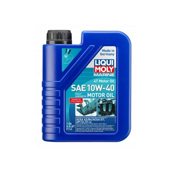 Liqui Moly Marine Full Synthetic Motor Oil 10W-40, 1 L