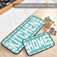thumbnail image 3 of Buffalo Plaid Checked Black Red Kitchen Mat Set of 2 Anti-Fatigue Kitchen Rug Set Washable Non Slip Cushioned Foam Kitchen Runner Rugs and Mats Comfort Standing Mat for Floor Laundry Home Decor, 3 of 6