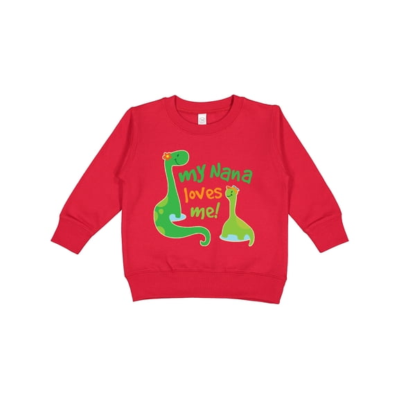Inktastic My Nana Loves Me Grandson Toddler Sweatshirt