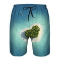 thumbnail image 4 of Naloa Paradise Island Men's Beach Shorts, Surfing shorts, Swim trunks, Quick Dry Swim Trunks for Surfing Beach Fun - XX-Large, 4 of 9