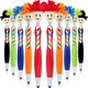 thumbnail image 2 of Mop Topper bolígrafos limpiador de pantalla bolígrafos stylus 3-en-1 stylus pluma pluster para niños y adultos Afortunado Sencillez, 2 of 5