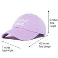 thumbnail image 3 of DALIX Volleyball Mom Premium Cotton Cap Womens Hats for Mom in Lavender, 3 of 7