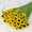 Sunflower-39 inches, variant on Crochet Throw Blanket Green Red Rose 39 inches