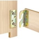 thumbnail image 4 of Bisagra para cama, soporte para riel de cama de 4 piezas, bisagra para cama resistente, conector de soporte para muebles, con tornillos, para soporte de bisagra para cama de dormit, 4 of 4
