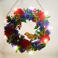 thumbnail image 4 of Guirnalda de flores DIY, artesanías, diamantes, corona de mosaico, cinturón decorativo de cristal para lámpara, 4 of 7
