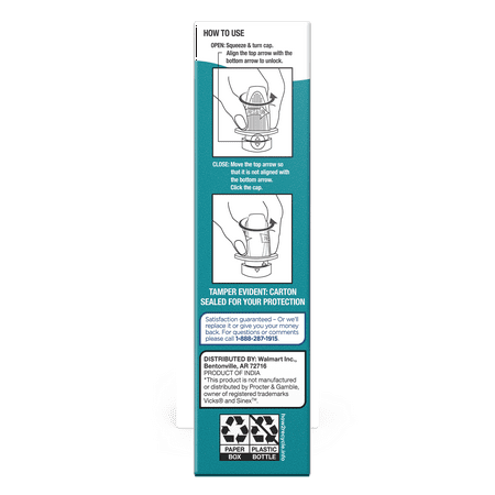 Equate Severe Nasal Spray Oxymetazoline HCI 0.05%, Superfine Mist, 12 Hour, 265 Sprays, Compare to Vicks® Sinex™ Severe Active Ingredient