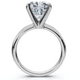 thumbnail image 3 of Pompeii Certified 5Ct Cushion Diamond Square Engagement Ring Lab Grown Solitaire, 3 of 5