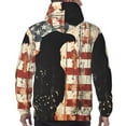 thumbnail image 7 of Salouo Wood Grain Bald Eagle Pattern Men's Fall Hoodie Sweatshirt,Sport Hoodie with Pockets for Men Pullover Casual Hooded Sweatshirt-X-Large, 7 of 7
