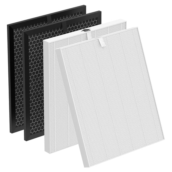 Filter Q – 1712-0123-00 Replacement filter for Winix 5510/5520/5530 Air Purifier, 5510 Replacement Combo Pack Includes: 2 HEPA & 2 Carbon Filter