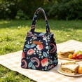 thumbnail image 4 of onlyliua Japanese-Style Insulated Bento Lunch Bag Portable Thermal Food Tote Lightweight Reusable School Office Picnic Cooler Compact Design Easy-Clean Thermal Carrier, 4 of 9