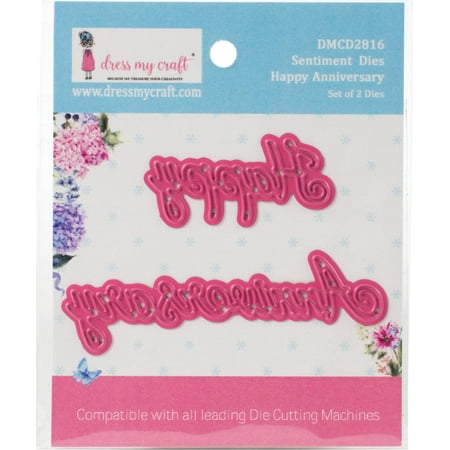 UPC: 0194186002672 | Dress My Craft Dies-Sentiment- Happy Anniversary