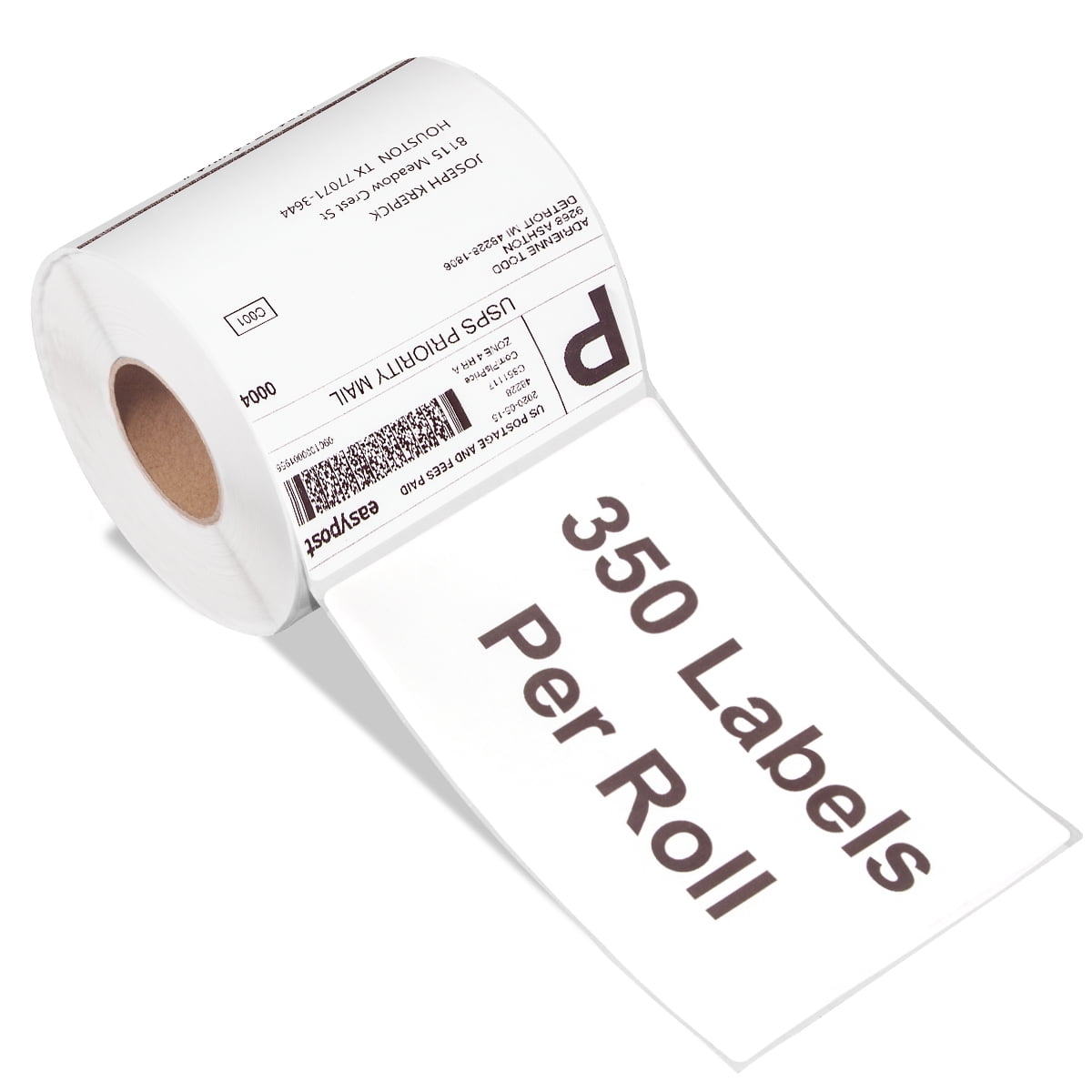 20 Rolls 500 labels each roll 3x3 Direct Thermal Shipping Labels Zebra 2844 