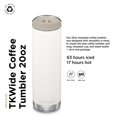 thumbnail image 2 of Vaso de café Klean Kanteen TK Wide 600 ml Tofu, 2 of 7
