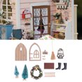 thumbnail image 1 of Kit de Puerta de Hadas ANGGREK Navidad Casa de Muñecas Juega Con Creatividad Escala 1:6, 1 of 7