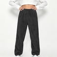 thumbnail image 2 of Nilvkv Girls Lounge Pants, Girls Sweatpants, Fleece Lined Joggers with Elastic Waist and Cuffed Legs, designed for Cozy Winter Warmth Gray 5-6 Years, 2 of 8