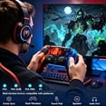 thumbnail image 5 of Wireless Controller Compatible with P5/P5 Pro/P5 Slim/PC,with 1500mAh Battery,Dual Vibration,6-Axis Motion Control,Speaker,3.5mm Audio Jack (Ice&Fire), 5 of 7