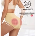 thumbnail image 2 of VASLANDA Women Padded Butt Panties Seamless Butt and Hip Enhacncer Mid-waisted Shaper Underwear 2-Pack, 2 of 7