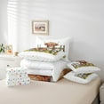 thumbnail image 6 of Castle Fairy Highland Cattle 7 Pieces Bedding Comforter Set,Rustic Cabin Full Bedding Set Lightweight,Farmhouse Animal Fitted Sheet Flat Sheet,Luxury Teens Bedroom Decor,Reversible, 6 of 8