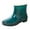 Green, variant on LIJCC Women's Short Ankle Rain Boots Lightweight Rain Boots Rubber Water Proof Booties Non Slip Warm Rubber Shoes Rain Boots with Comfy Insoles for Outdoor