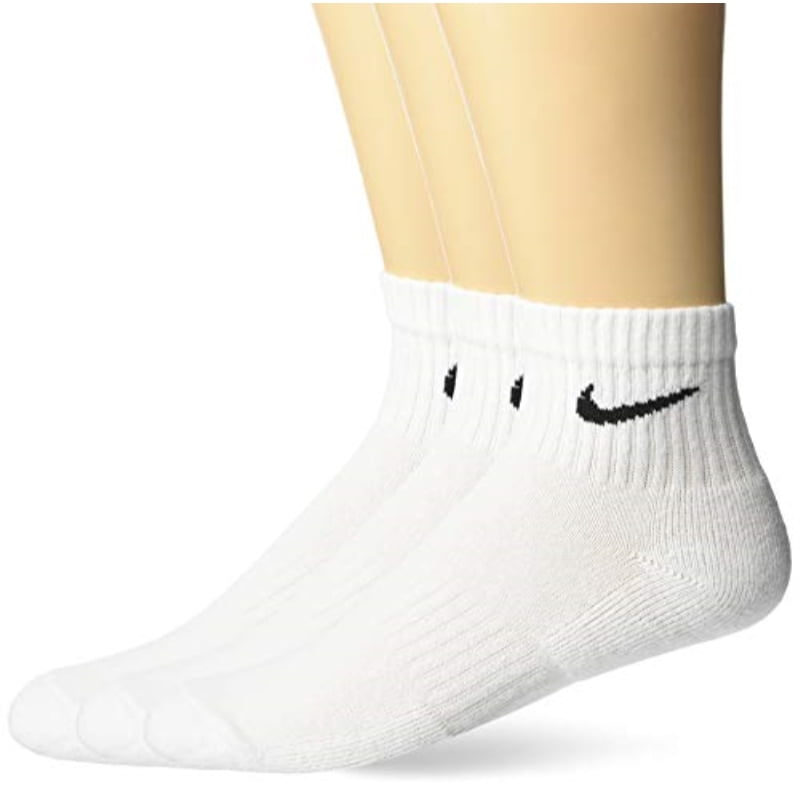 ankle high white nike socks